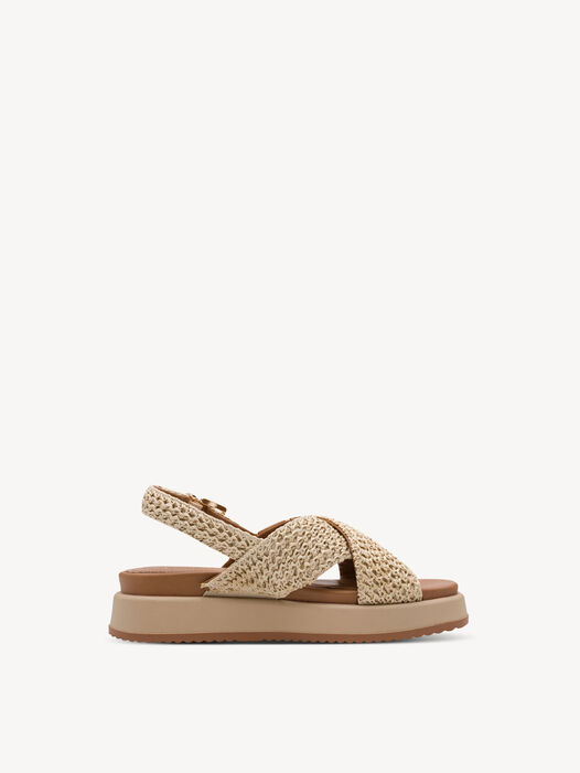 Sandaaltje, beige, hi-res
