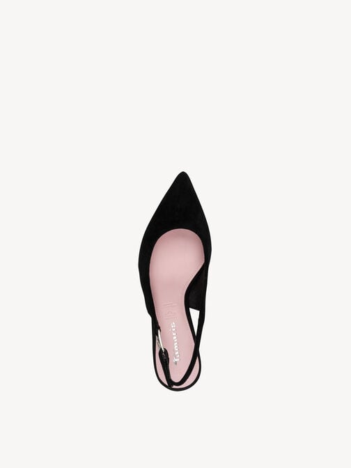 escarpin, BLACK SUEDE, hi-res