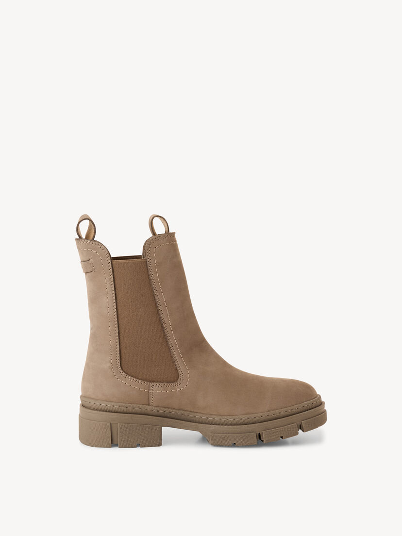 Leren Chelseaboot - beige, DUNE NUBUC, hi-res