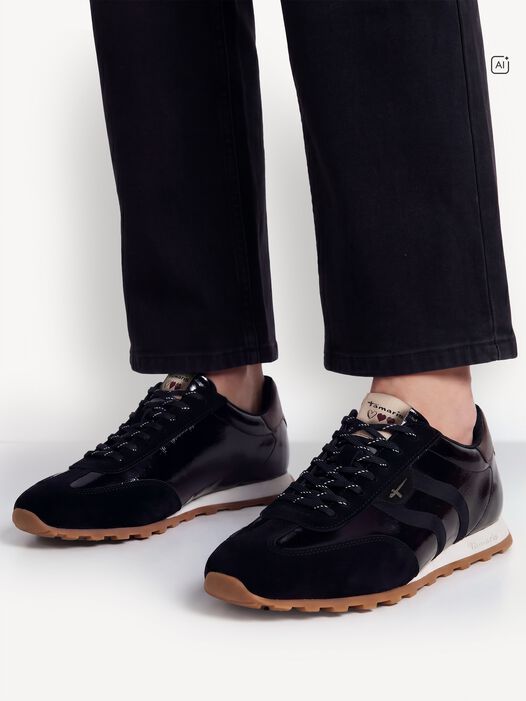 Sneaker, BLACK PATENT, hi-res