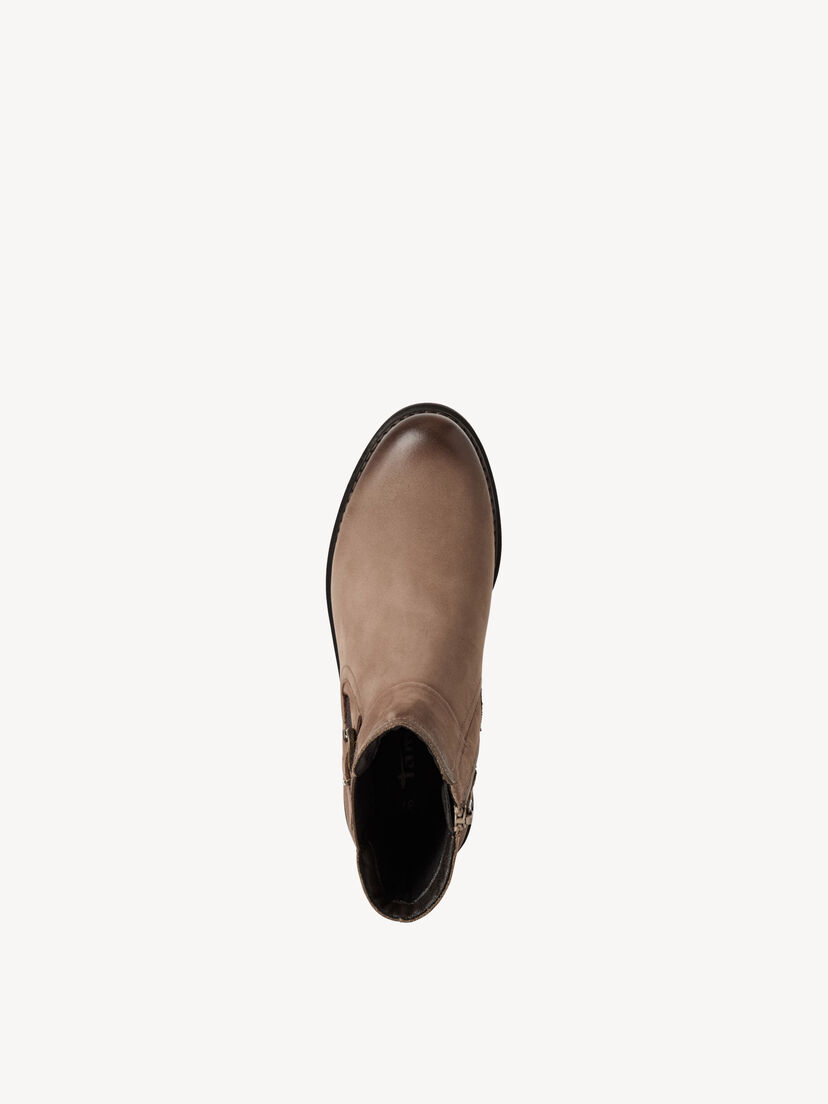 Leren Chelseaboot - beige, TAUPE NUBUC, hi-res