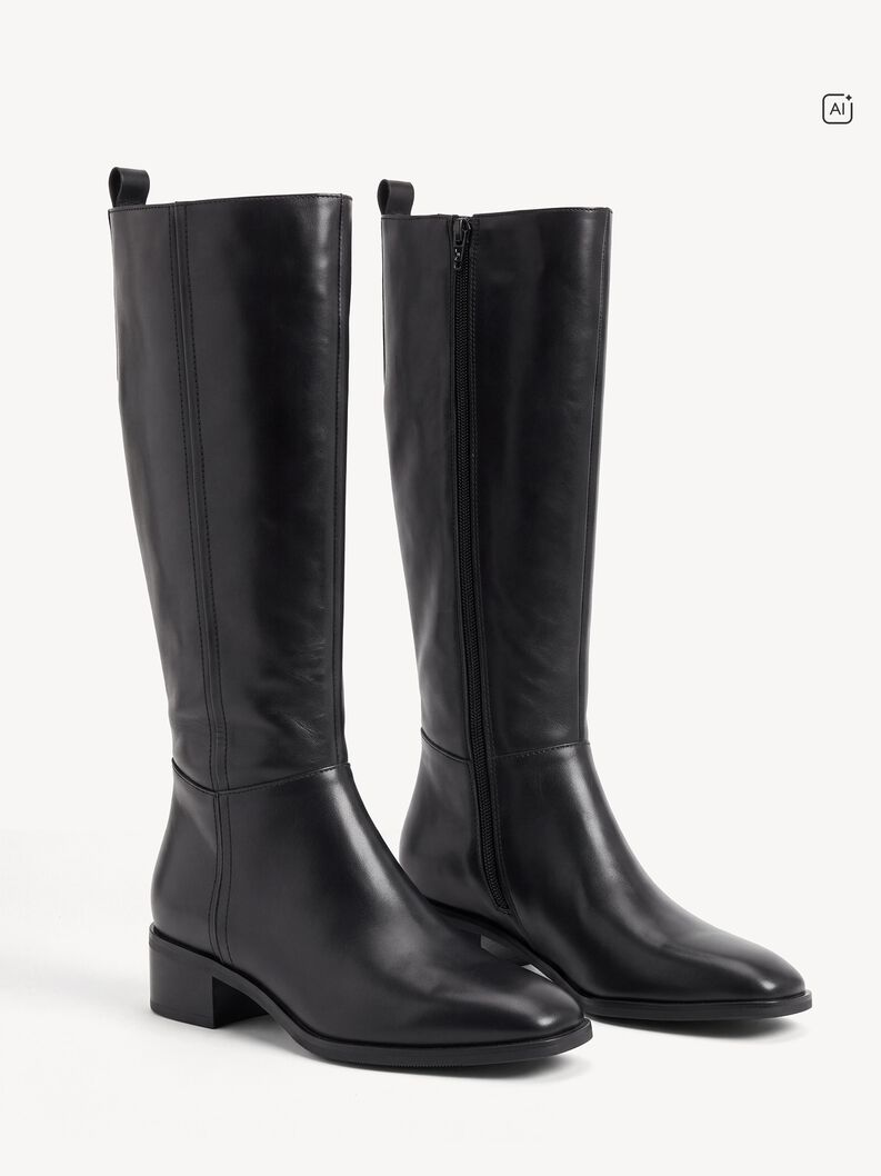 Kozaki - czarny, BLACK LEATHER, hi-res