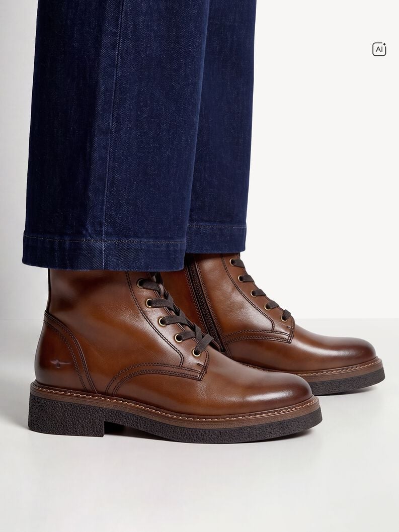 Bottine - marron, COGNAC LEATHER, hi-res