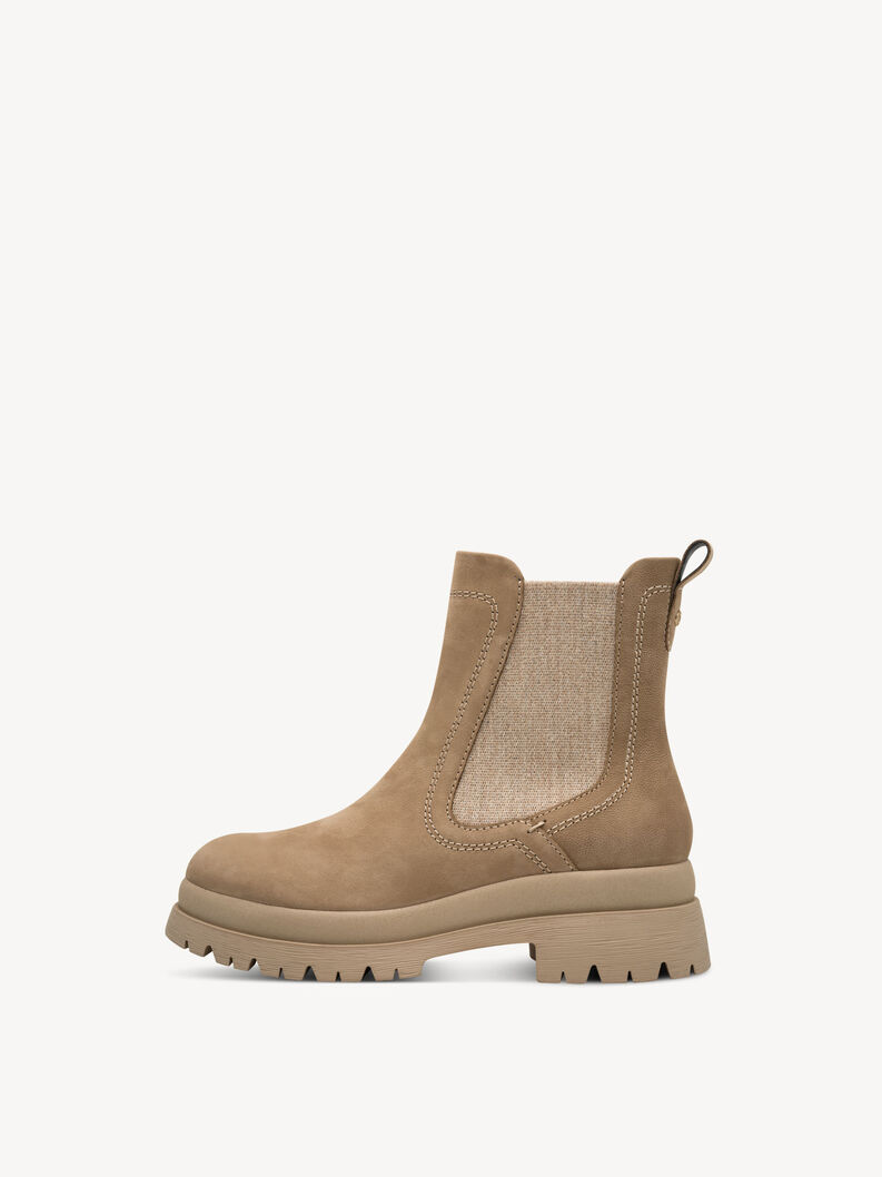 Bottine Chelsea en cuir - marron, 310, hi-res