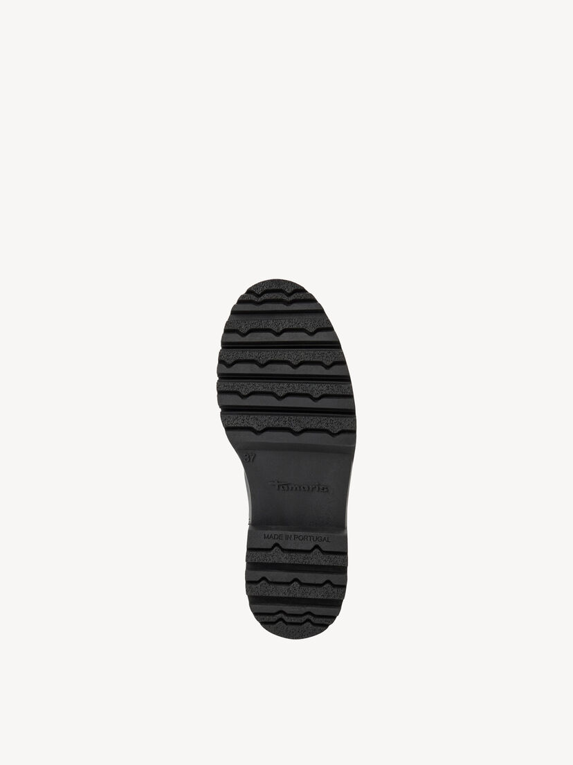 Leren Chelseaboot - zwart, BLACK, hi-res