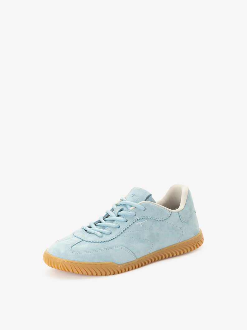 Leather Sneaker - blue, LIGHT BLUE, hi-res