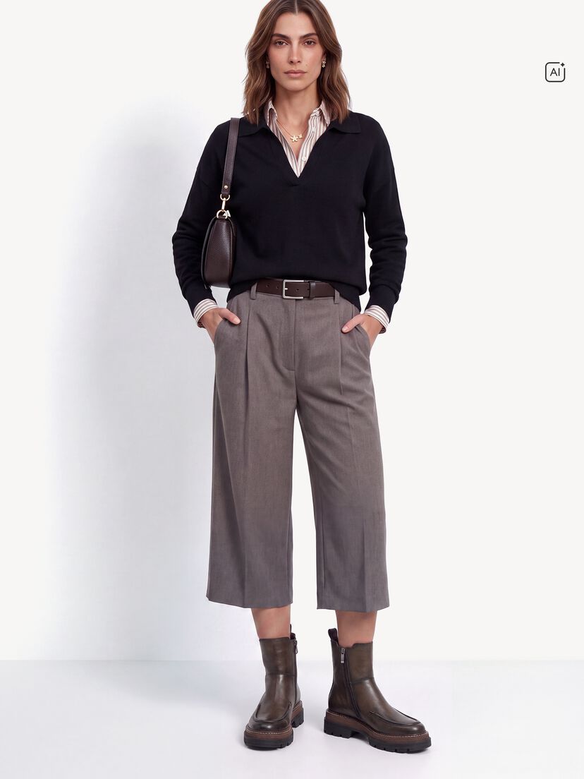 Leren Chelseaboot - bruin, MOCCA, hi-res