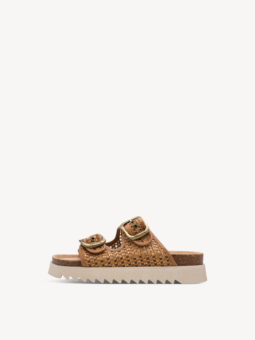 Slipper - bruin, cognac, hi-res