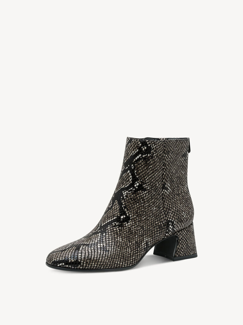 Bottine - noir, BLACK SNAKE, hi-res