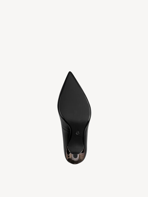 Escarpin, BLACK LEATHER, hi-res