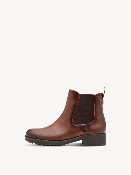 Chelseaboot, cognac, hi-res