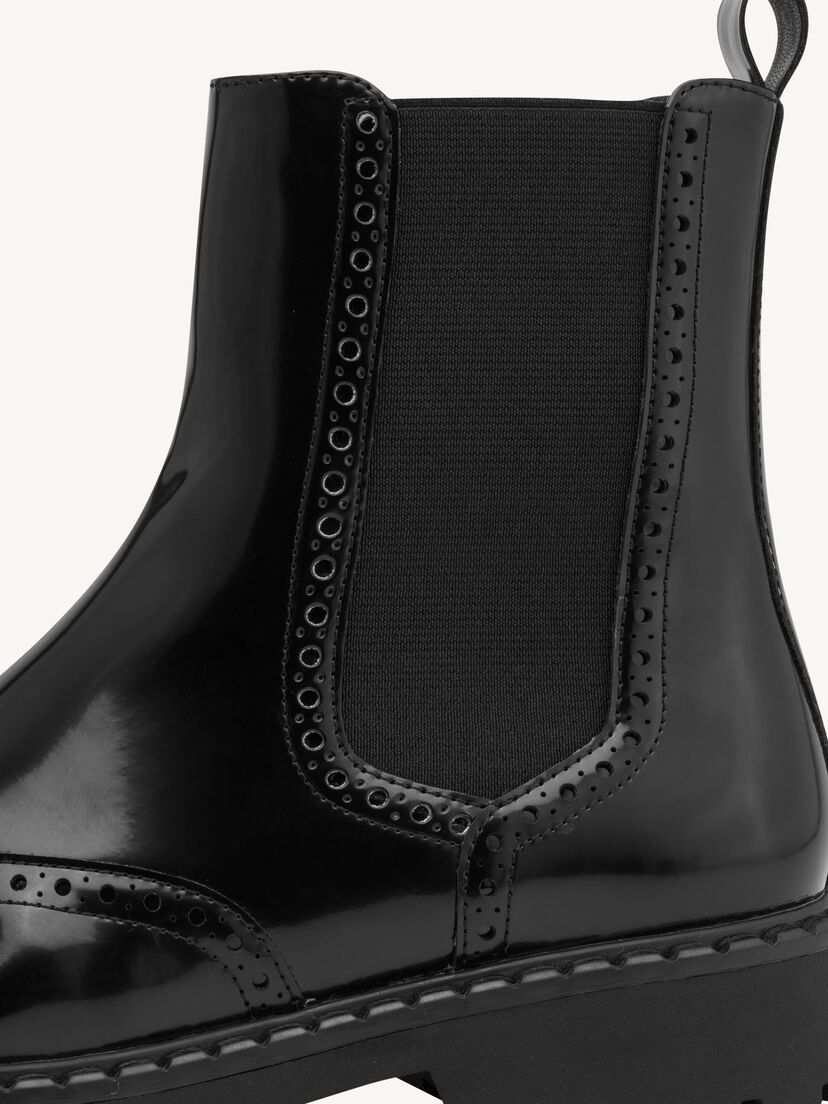 Chelseaboot - zwart, BLACK, hi-res