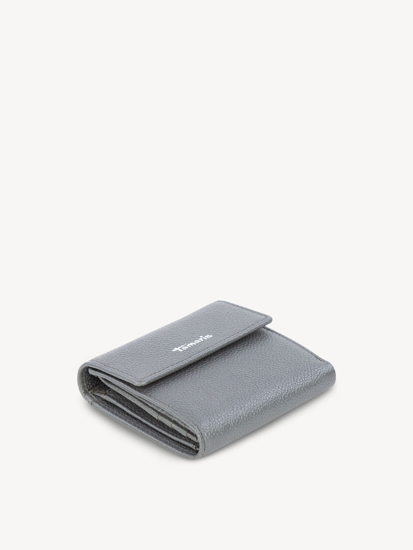 Leren Portemonnee - zilver, darksilver, hi-res