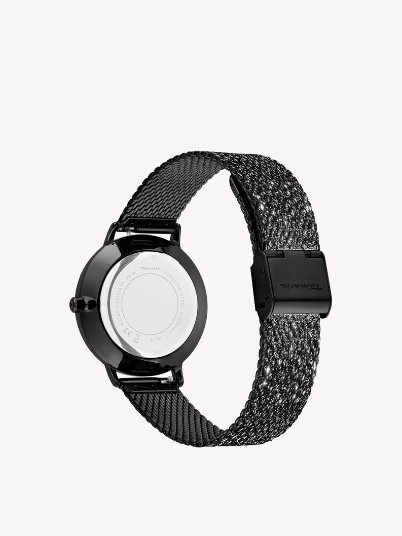 Montre - noir, schwarz schwarz, hi-res