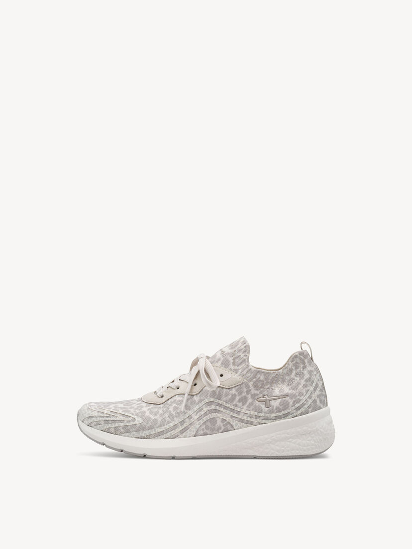 Sneaker - grijs, LEOPARD, hi-res
