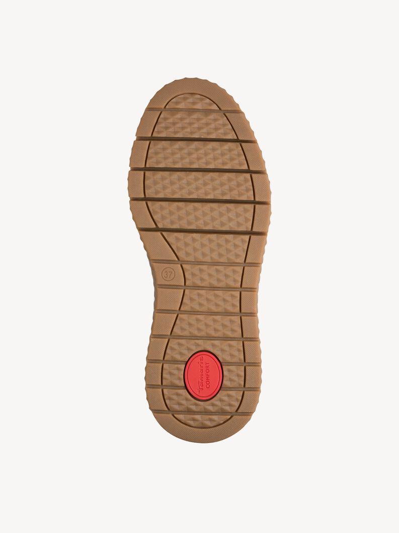 Sneaker - beige, BEIGE/RED, hi-res
