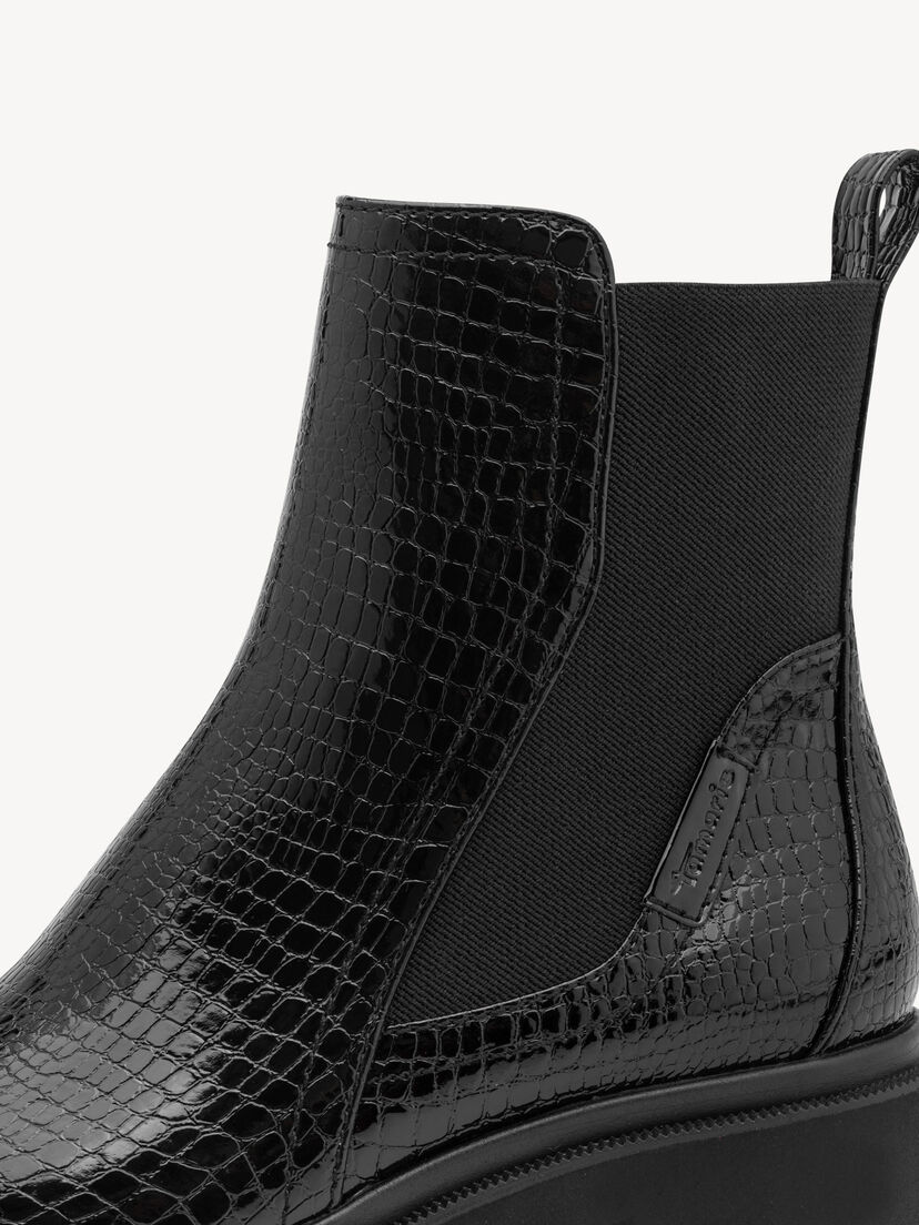 Chelseaboot, BLACK CROCO, hi-res