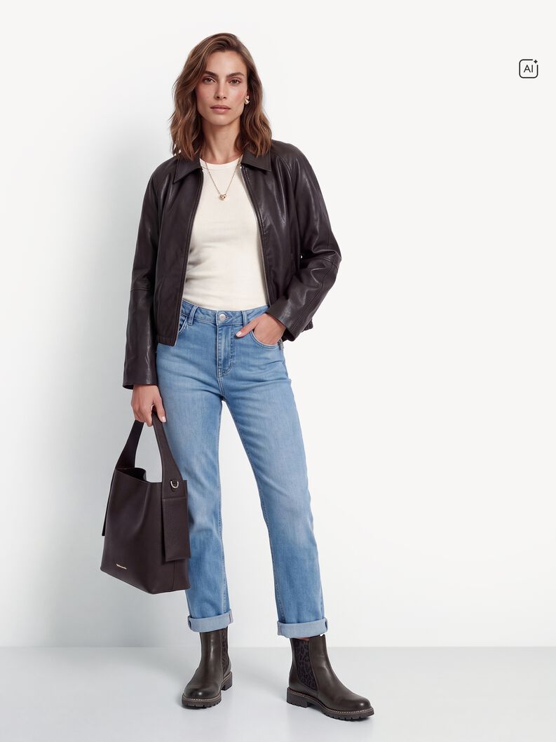 Bottine Chelsea - marron, MOCCA/LEOPARD, hi-res