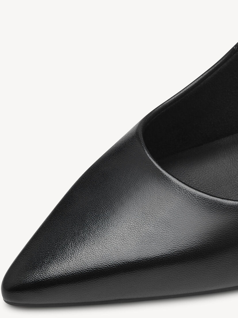 Pumps, BLACK LEATHER, hi-res