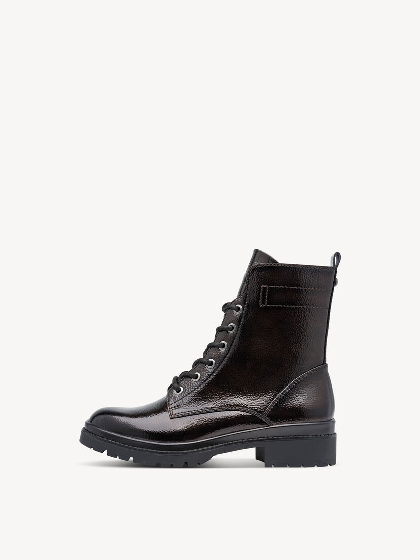 Enkellaarsje - bruin, MOCCA PATENT, hi-res