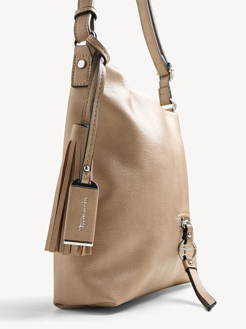 Satchel, taupe, hi-res
