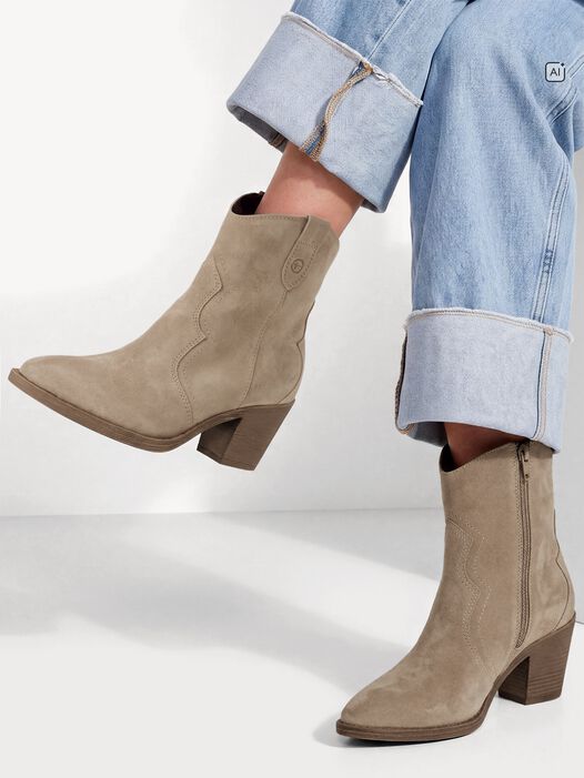 Enkellaarsje, beige, hi-res