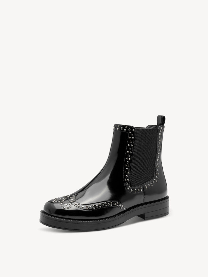Chelseaboot - zwart, BLACK, hi-res