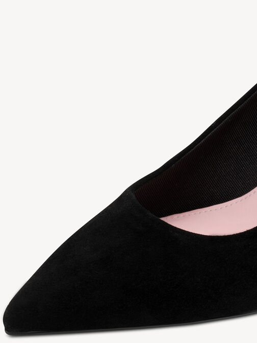 escarpin, BLACK SUEDE, hi-res