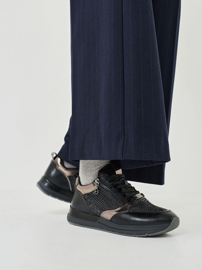 Sneaker - zwart, BLACK GLAM, hi-res