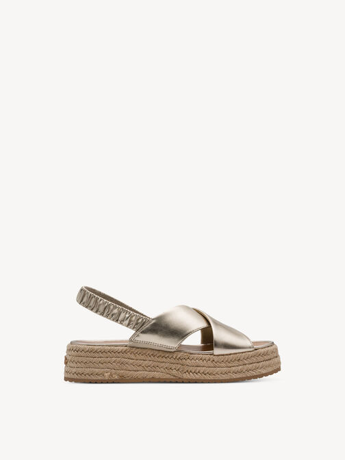 Sandaletter, LIGHT GOLD, hi-res