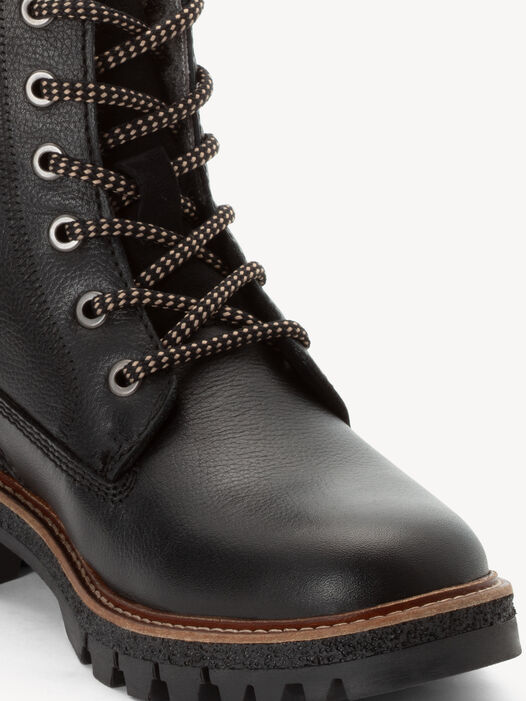 Enkellaarsje, BLACK LEATHER, hi-res