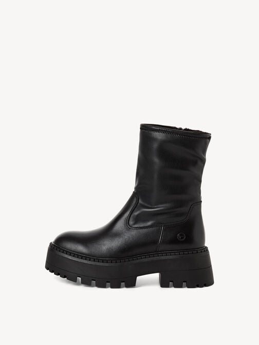 Bottine, BLACK LEATHER, hi-res