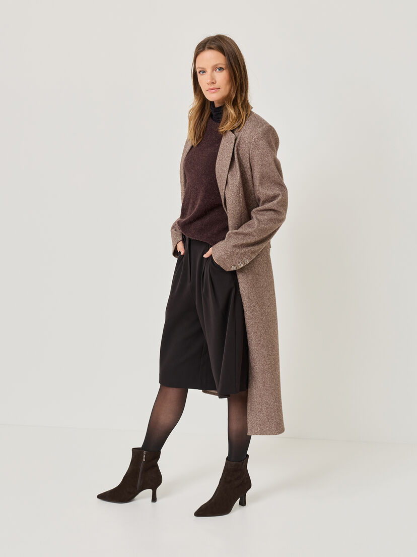 Leren Enkellaarsje - bruin, MOCCA, hi-res