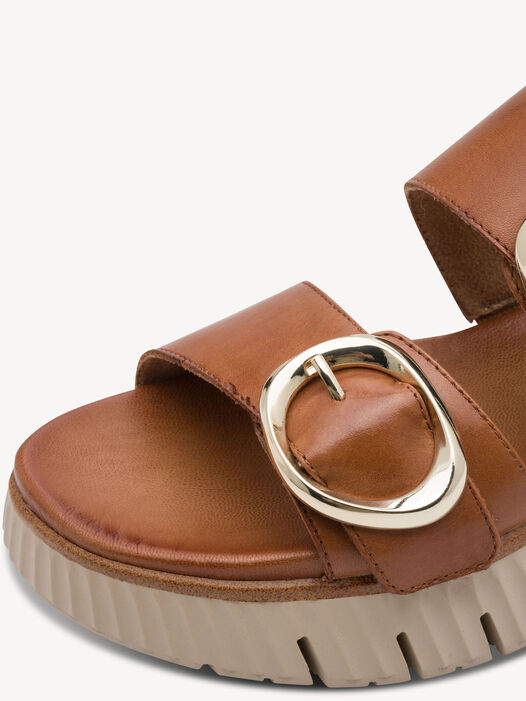 Slipper, cognac, hi-res