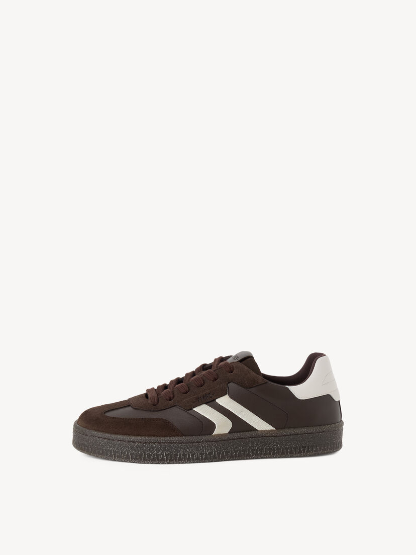 Leren Sneaker - bruin, MOCCA, hi-res
