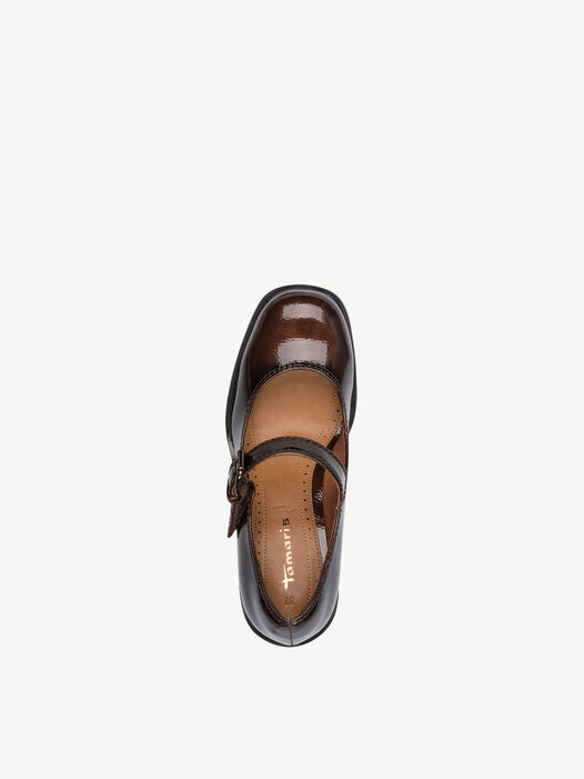 Pumps, BROWN PATENT, hi-res