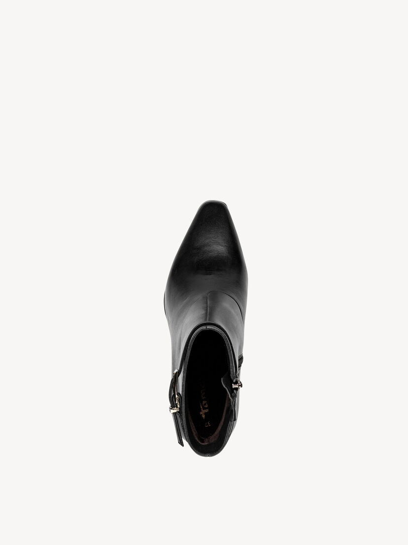 Enkellaarsje, BLACK LEATHER, hi-res
