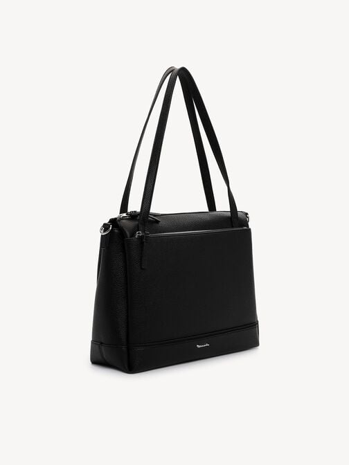 Shopping bag, black, hi-res