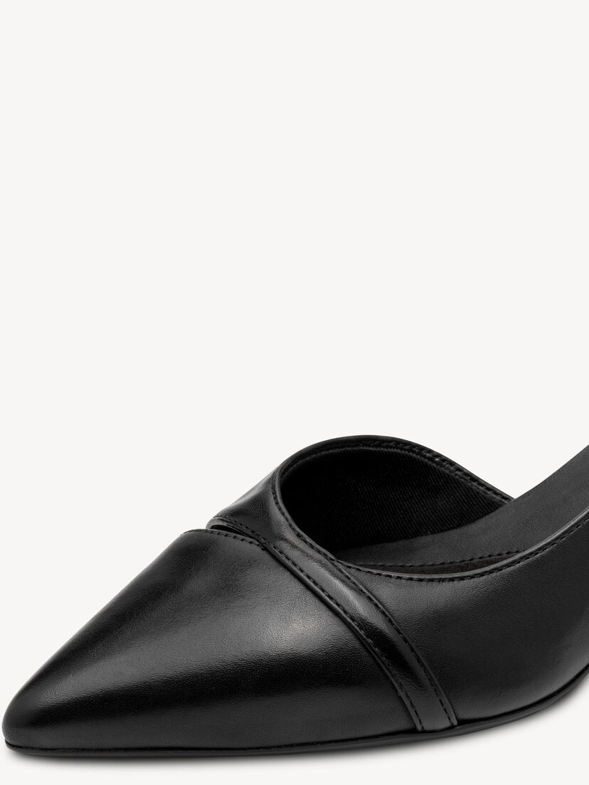 Pumps - zwart, BLACK LEATHER, hi-res