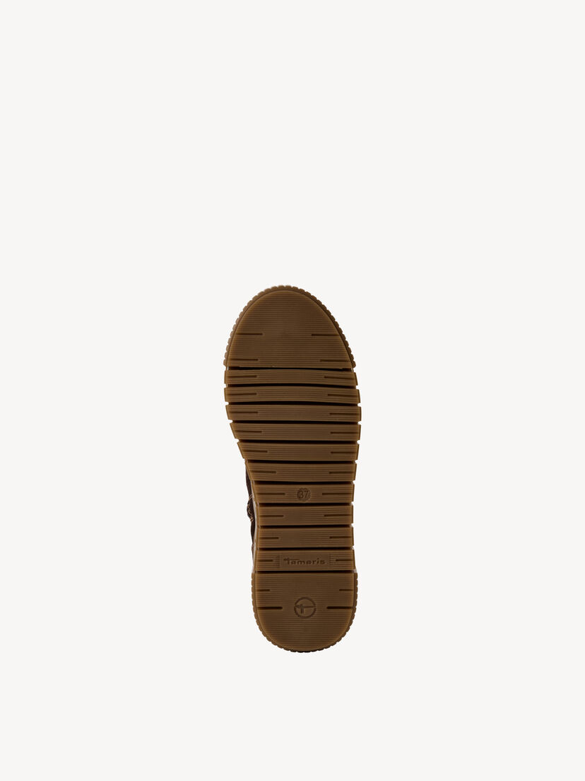 Leren Enkellaarsje - bruin, MOCCA, hi-res