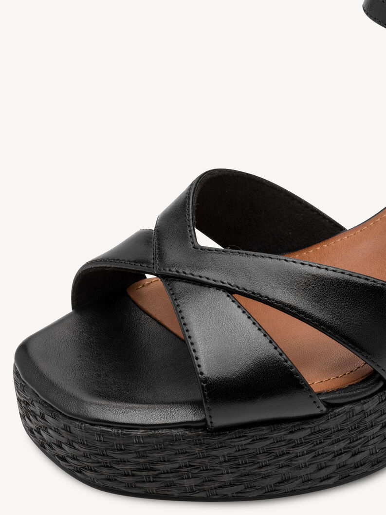 Sandalo, BLACK LEATHER, hi-res