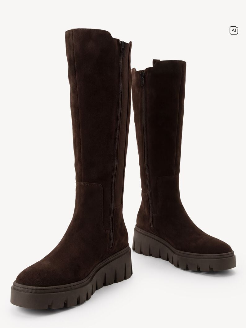 Leather Boots - brown, MOCCA, hi-res