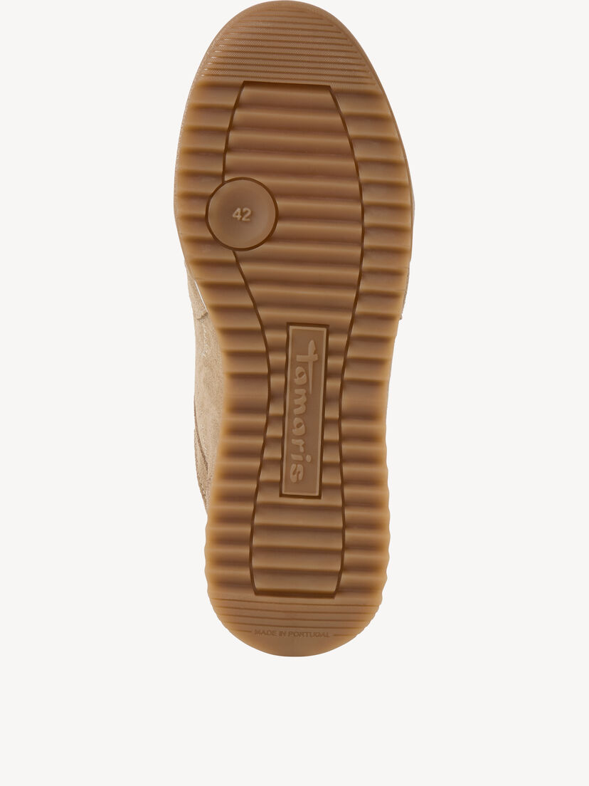 Leren Sneaker - beige, beige, hi-res