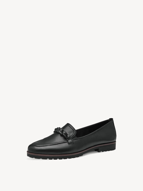 Slipper, BLACK LEATHER, hi-res