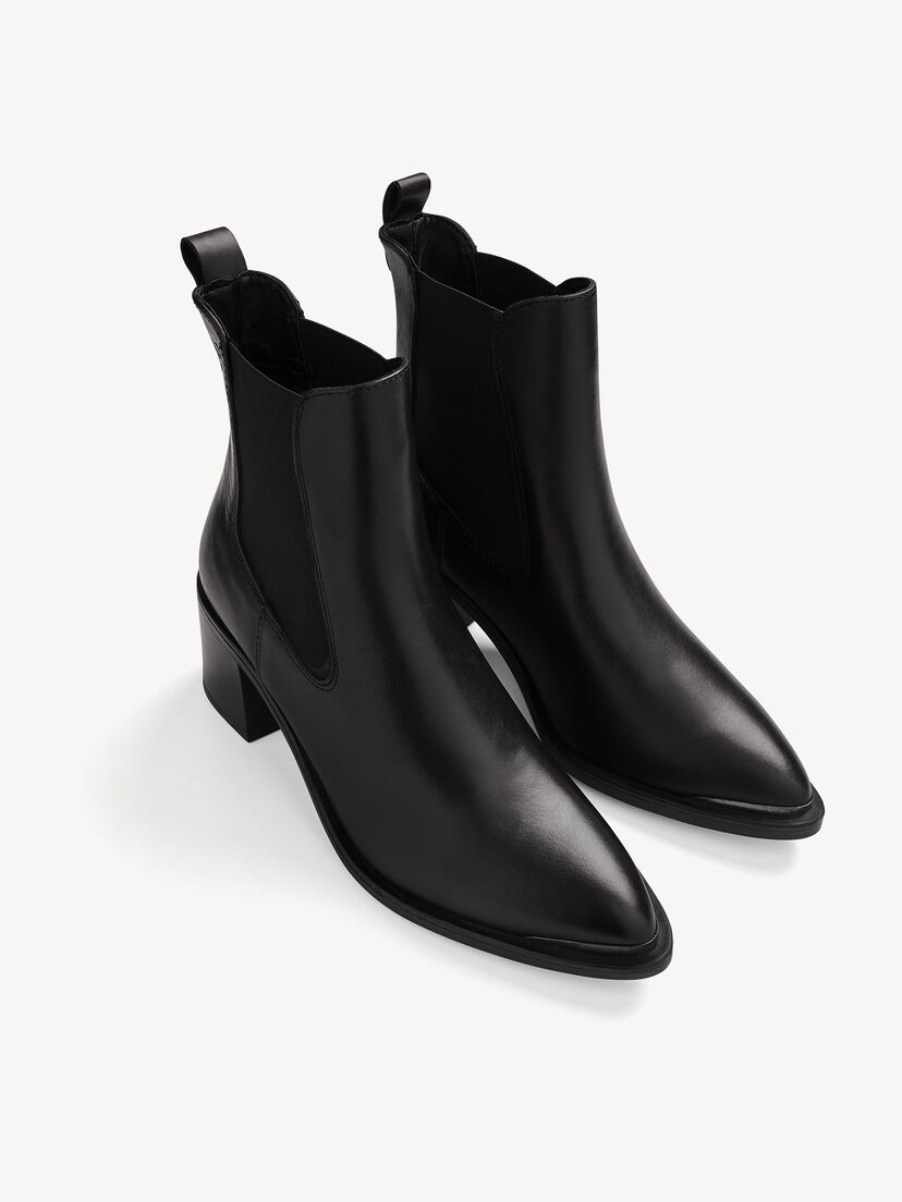 Chelseaboot, BLACK LEATHER, hi-res