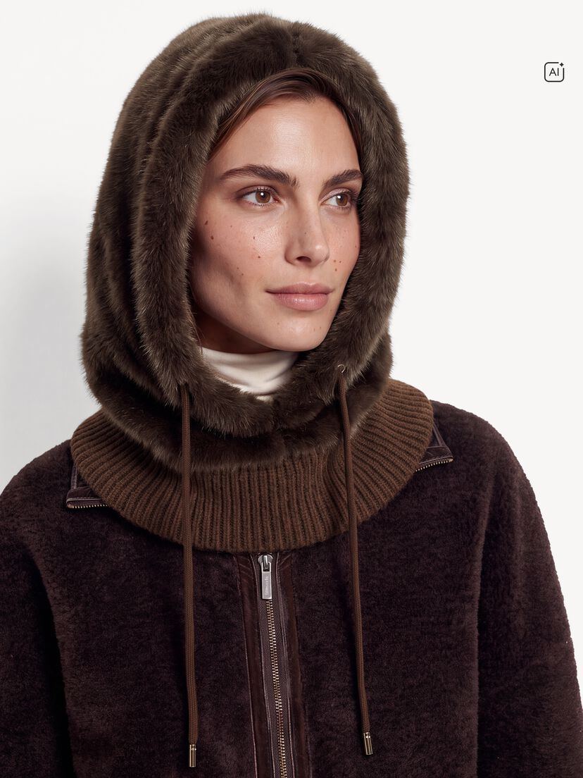 Bivakmuts - bruin, brown, hi-res