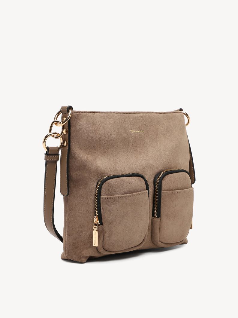 Umh&auml;ngetasche - beige, darktaupe, hi-res