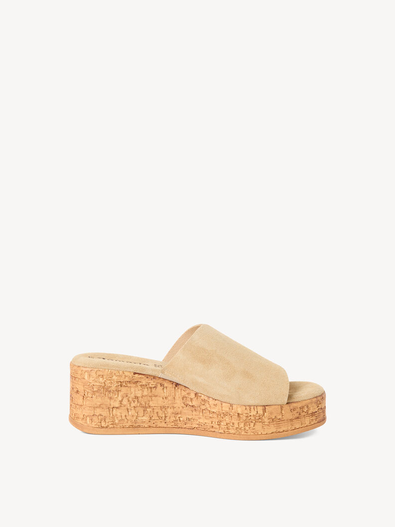 Pantolette, BEIGE SUEDE, hi-res