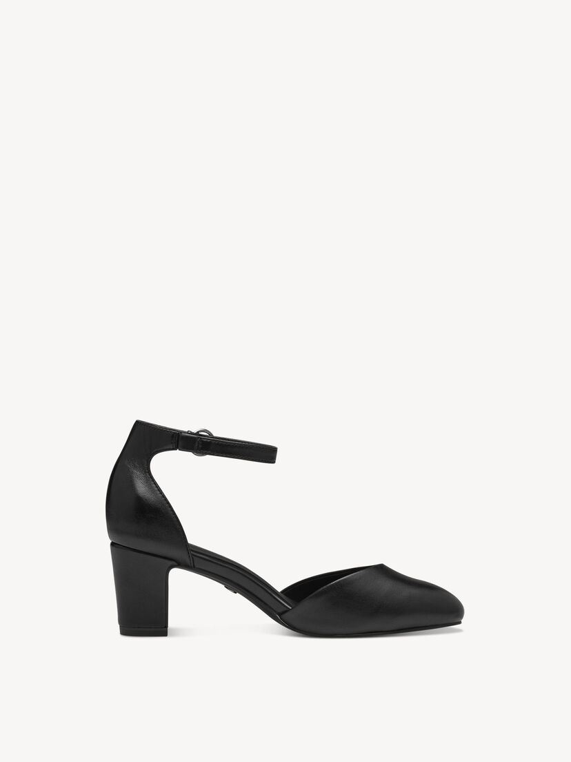 Pumps, BLACK LEATHER, hi-res