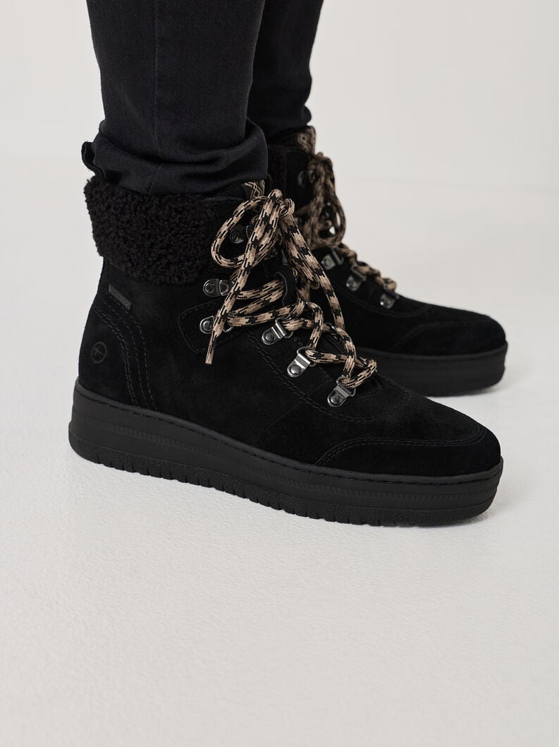 St&oslash;vletter - sort warm lining, BLACK, hi-res